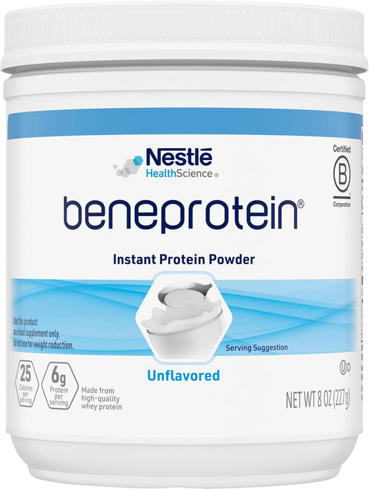 Beneprotein Instant Protein Powder, 8 Ounce, Pack of 6