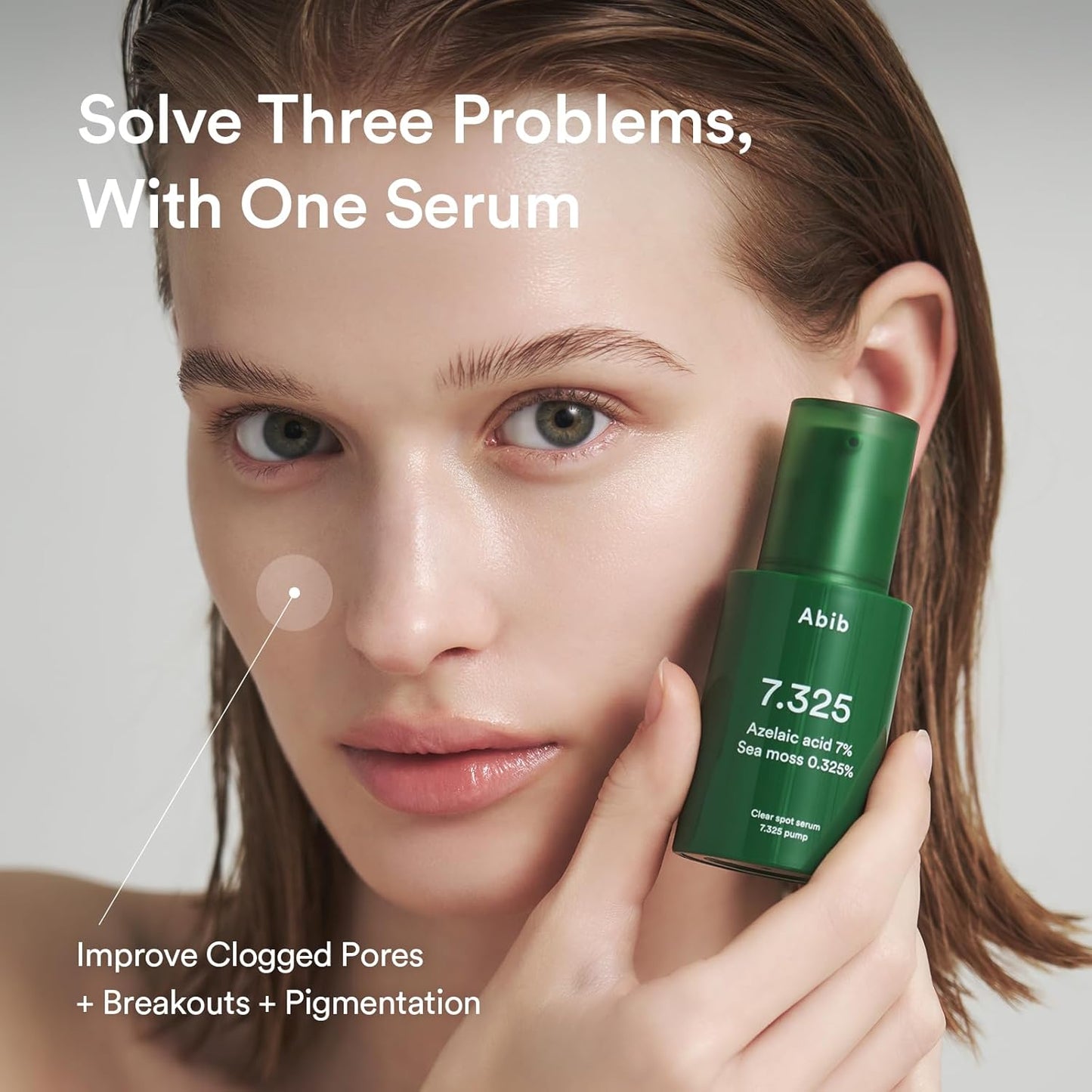 Abib Skincare Curation Set – Retinal Eye Serum Roller, Clear Spot Serum with Azelaic Acid, Ectoin Panthenol Moisturizer – Korean Skincare